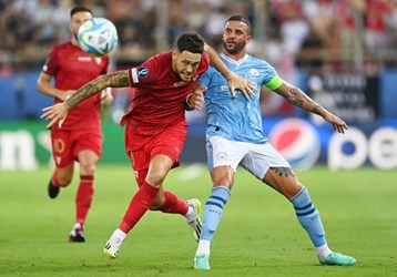 video Highlight : Man City 1 - 1 Sevilla (Siêu cúp châu Âu)